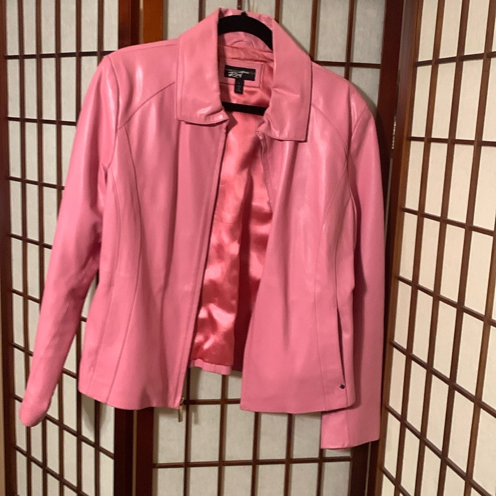 BarbieCon Pink Jacket - 💯 real leather